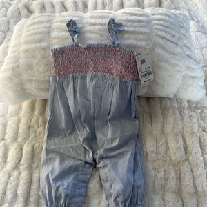 NWT Baby bgosh one piece. Buttons up on legs. 6-9M